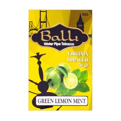 Тютюн Balli Green Lemon Mint (Зелений Лимон М'ята) 50g