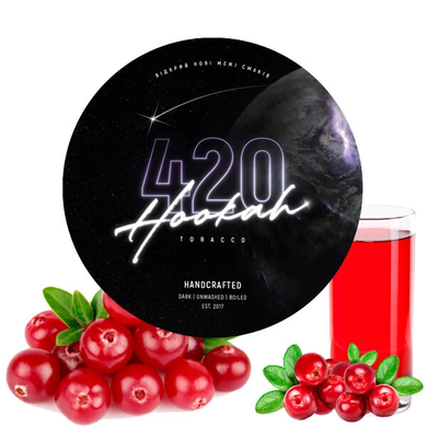 Тютюн 420 Dark Line Cranberry Juice 100g