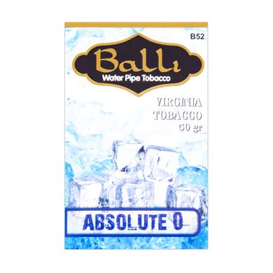 Табак Balli Absolute 0 (Абсолютный 0) 50g