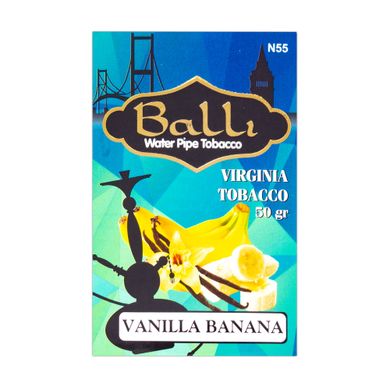 Тютюн Balli Vanilla Banana (Ваніль Банан) 50g