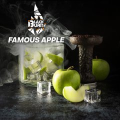 Табак Black Burn Famous Apple (Ледяное Зеленое Яблоко) 100g