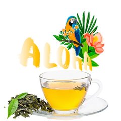 Ароматизированная смесь Aloha Green tea 40g