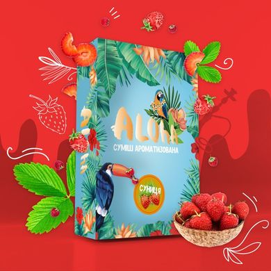 Ароматизированная смесь Aloha Strawberries (Земляника) 100g