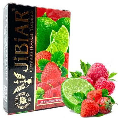 Тютюн Jibiar "Lime Strawberry Raspberry" 50g
