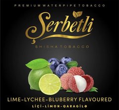 Табак Serbetli Lime Lychee Blueberry 50g