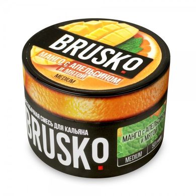 Бестабачная смесь Brusko "Манго с Апельсином и Мятой" 50g