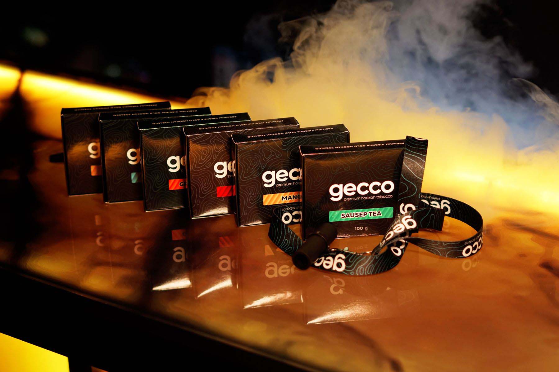 Лінійка смаків тютюну для кальяну Gecco